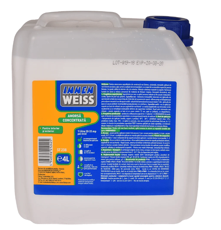 INNENWEISS AMORSA CONCENTRATA PENTRU EXT./INT. 4 L